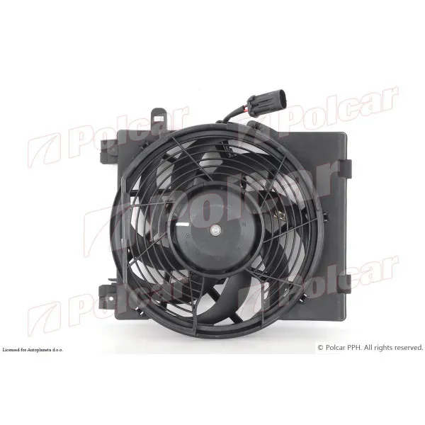 Ventilator hladnjaka sa nosačem OPEL COMBO C, 00-11; CORSA C (X01), 00-06; 