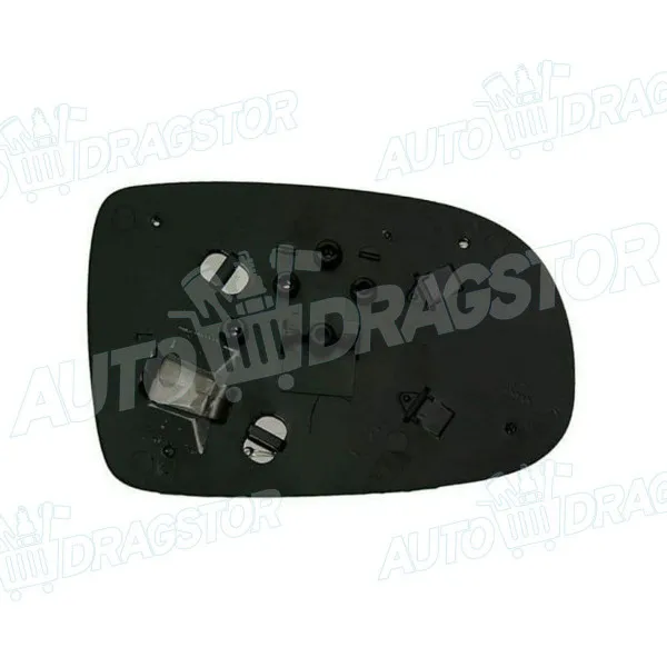 Staklo retrovizora sa nosačem OPEL COMBO C, 00-11; CORSA C (X01), 00-06; TIGRA (X04), 04-09; 