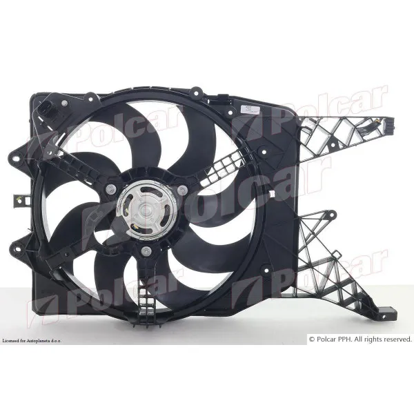 Ventilator hladnjaka sa nosačem OPEL CORSA D (S07), 06-15; 