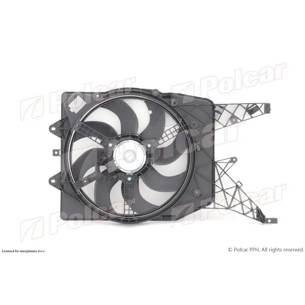 Ventilator hladnjaka sa nosačem OPEL CORSA D (S07), 06-15; 