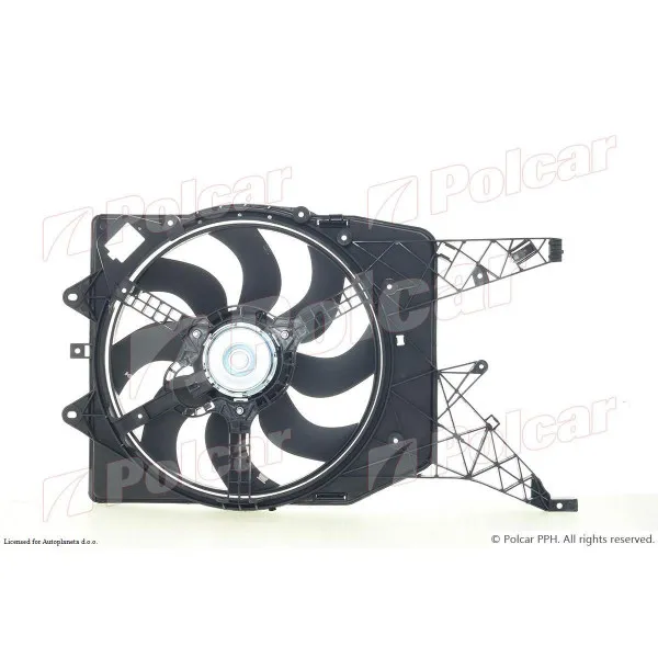 Ventilator hladnjaka sa nosačem OPEL CORSA D (S07), 06-15; 