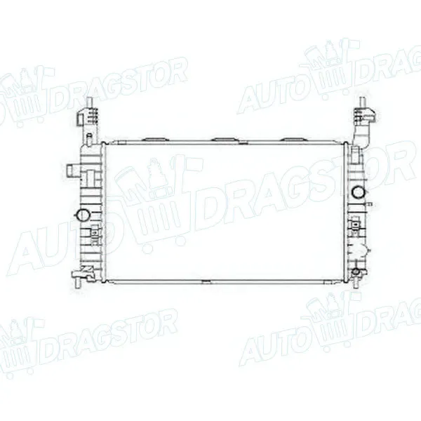 Hladnjak OPEL MERIVA (X03), 03-10; 