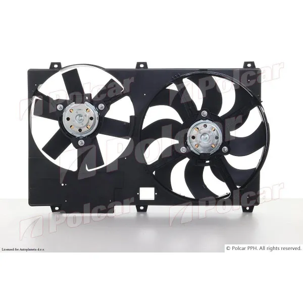 Ventilator hladnjaka sa nosačem CITROËN, FIAT, PEUGEOT 