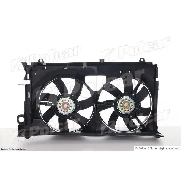 Ventilator hladnjaka sa nosačem CITROËN, PEUGEOT 