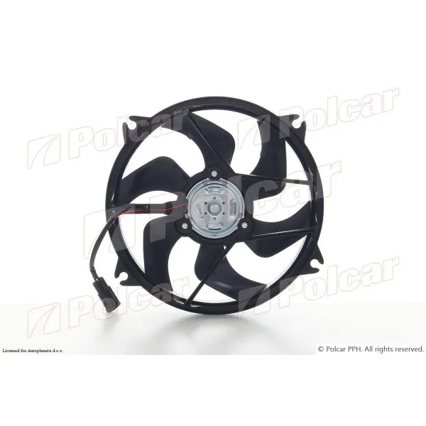 Ventilator hladnjaka sa nosačem CITROËN, PEUGEOT 