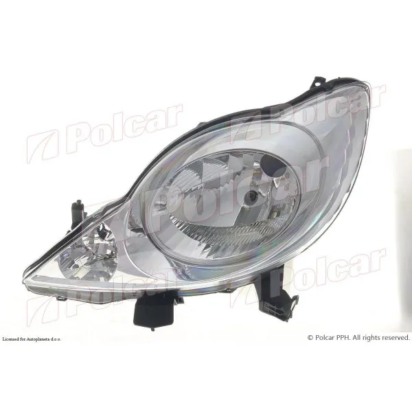 Far PEUGEOT 107 (P), 05-14; 