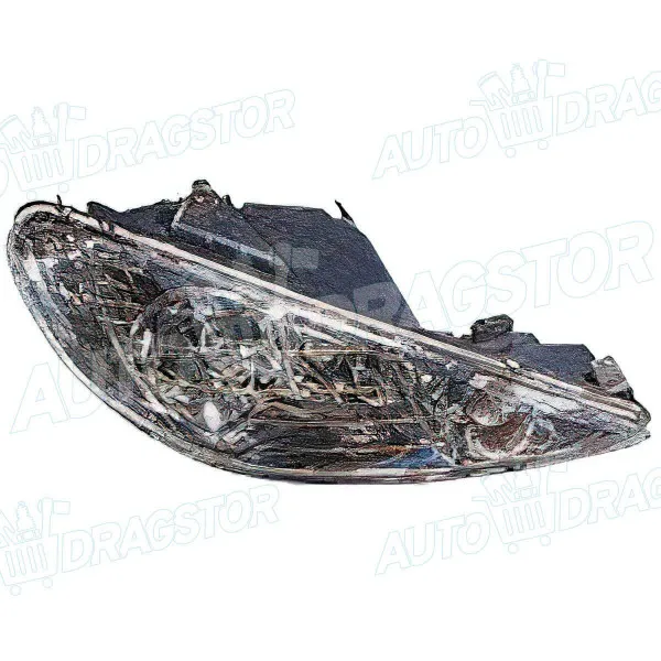 Far PEUGEOT 206/206+ (2_), 98-12; 