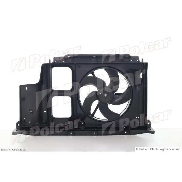 Ventilator hladnjaka sa nosačem PEUGEOT 206/206+ (2_), 98-12; 