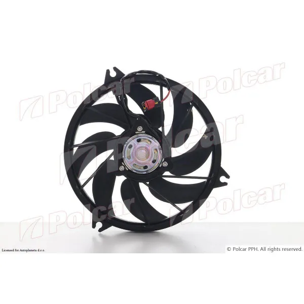 Ventilator hladnjaka sa nosačem PEUGEOT 206/206+ (2_), 98-12; 