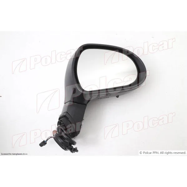 Retrovizor na vratima PEUGEOT 207/207+ (W), 06-; 