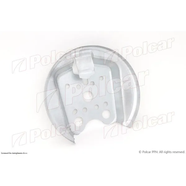 Anker platna-štitnik kočnica PEUGEOT 207/207+ (W), 06-; 