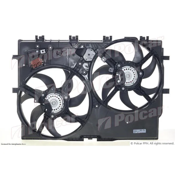 Ventilator hladnjaka sa nosačem FIAT, PEUGEOT 