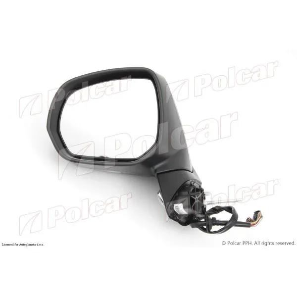 Retrovizor na vratima PEUGEOT 3008, 09-16; 5008, 09-17; 
