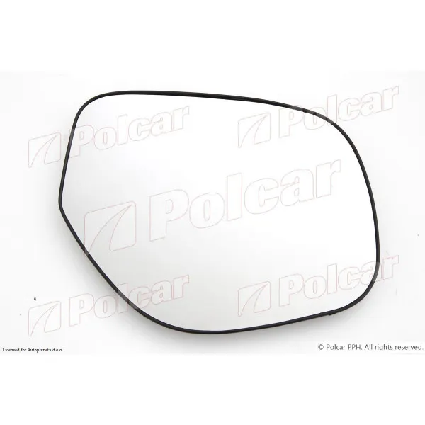 Staklo retrovizora sa nosačem MITSUBISHI ASX (GA), 10-; OUTLANDER (GG/GF), 12-; OUTLANDER SPORT, 10-; 