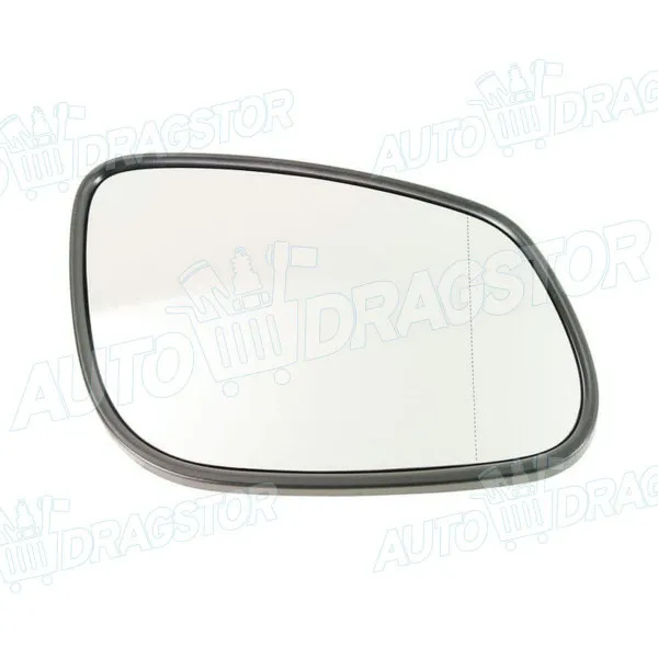 Staklo retrovizora sa nosačem PORSCHE CAYENNE (955/9PA), 02-10; 