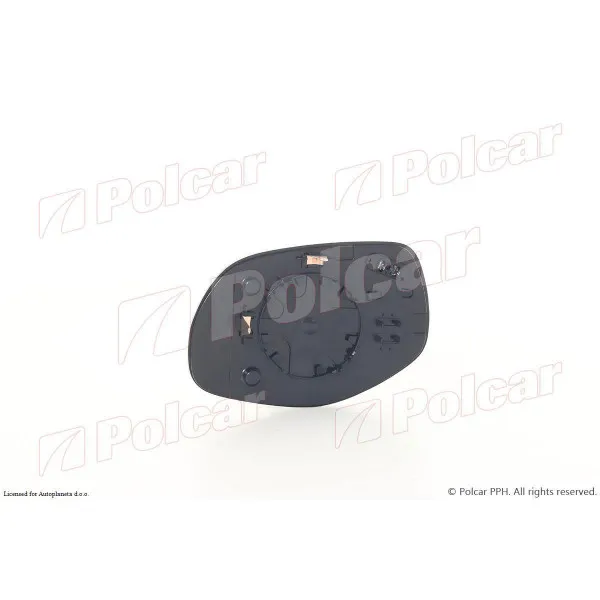 Staklo retrovizora sa nosačem PORSCHE CAYENNE (955/9PA), 02-10; 