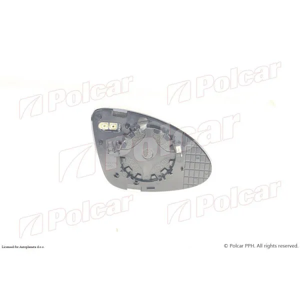 Staklo retrovizora sa nosačem PORSCHE CAYENNE (92A), 10-17; 