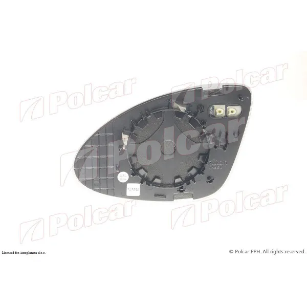 Staklo retrovizora sa nosačem PORSCHE CAYENNE (92A), 10-17; 