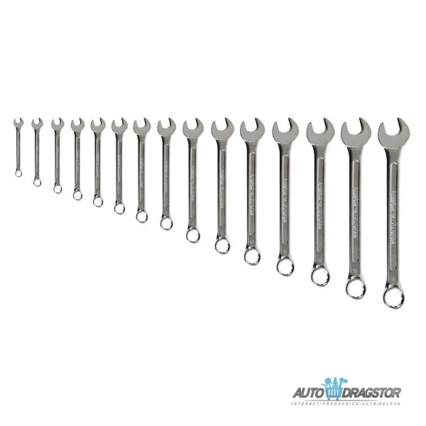 SET VILJUŠKASTO/OKASTIH KLJUČEVA 15KOM 6-23MM 