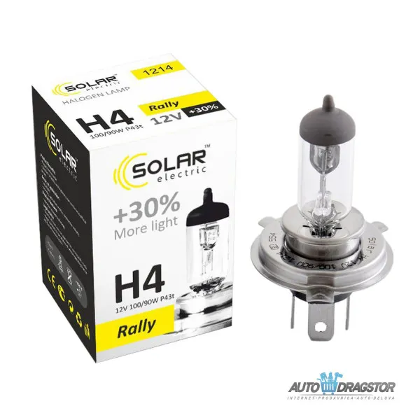 SIJALICA 12V H4 100/90W P43t STARLIGHT +30% VIŠE SVETLA 