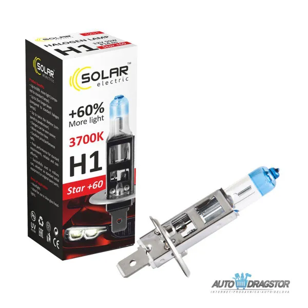 SIJALICA 12V H1 55W P14,5S STARLIGHT +60% VIŠE SVETLA,3700K 