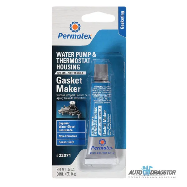 ZAPTIVNA MASA NA BAZI SILIKONA ZA VODENE PUMPE I TERMOSTATE 14gr 