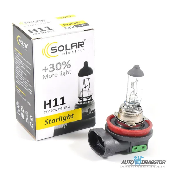 SIJALICA 24V H11 55W PGJ19-2 STARLIGHT +30% VIŠE SVETLA 