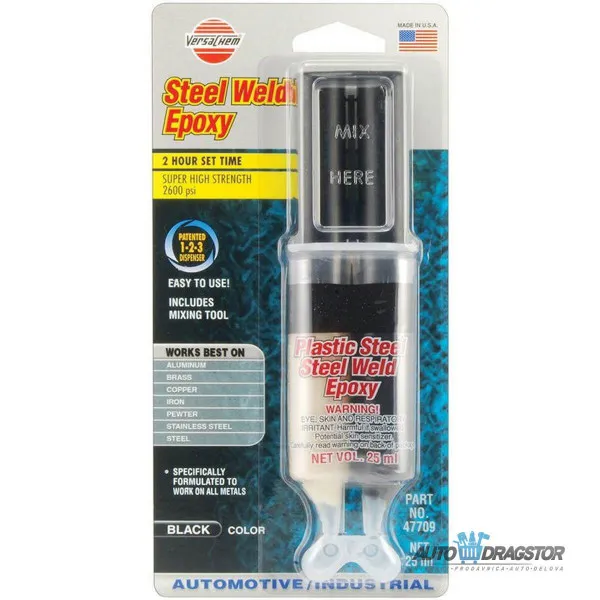 UNIVERZALNI DVOKOMPONENTNI LEPAK ZA METAL VISOKE ČVRSTOĆE 25ml 