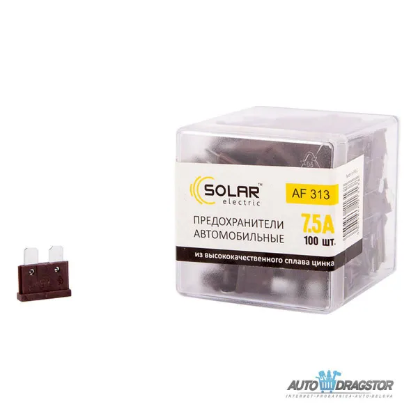 OSIGURAČI 7.5A 100KOM PLASTIČNA KUTIJA 