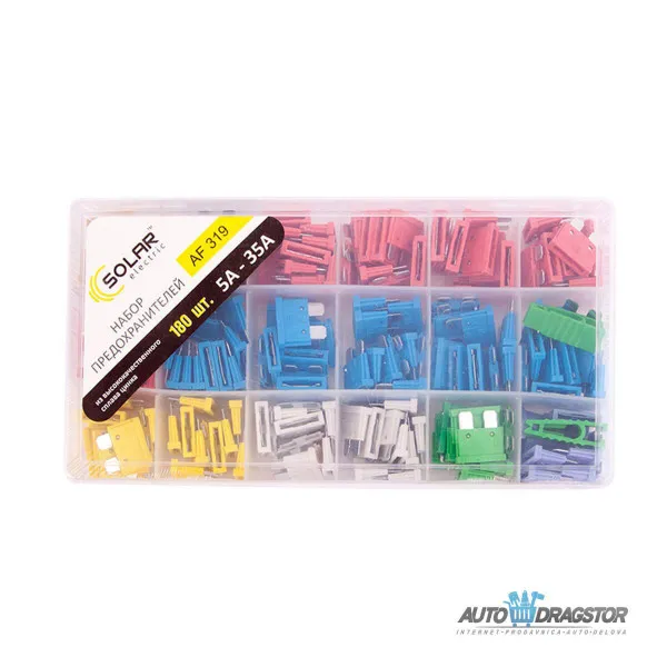 SET UBODNIH OSIGURAČA 5-55A 180KOM 