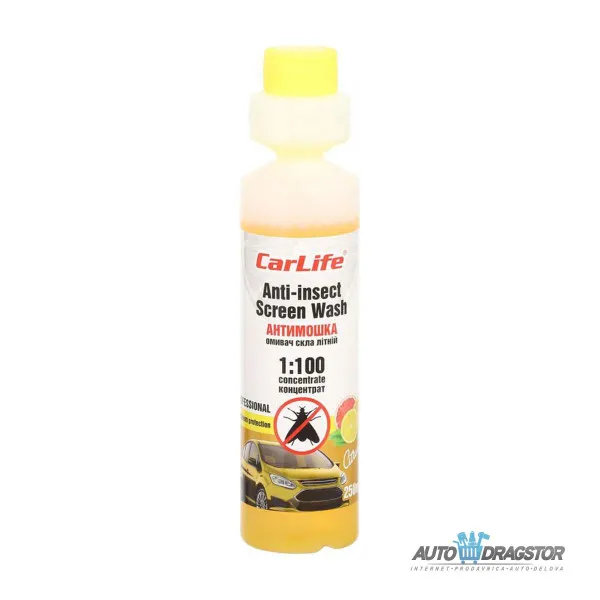 KONCENTROVANA LETNJA TEČNOST SA FORMULOM ZA UKLANJANJE INSEKATA I MIRISOM LIMUNA 250ML (ODNOS 1:100) 