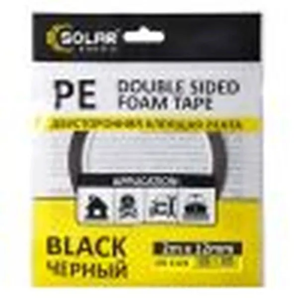 DVOSLOJNA TRAKA 12x2000mm CRNA 