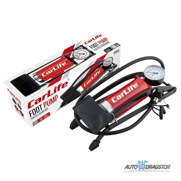 NOŽNA PUMPA SA MANOMETROM 1 CILINDAR,55x120MM,10Bara 