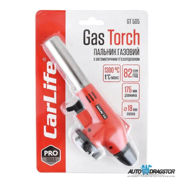 RUCNI BRENER MAKSIMALNA TEMPERATURA 1300°C,POTROSNJA GORIVA 82g/h,MLAZNICA Ř19MM,DUZINA 68mm SA KERAMICKOM ZASTITOM 