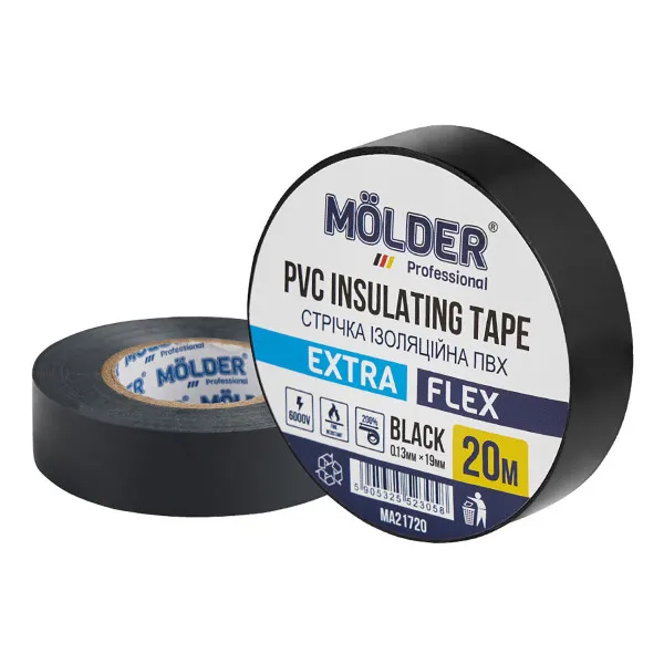 IZOLIR TRAKA 19MMx0.13MMx20M CRNA VATROOTPORNA 