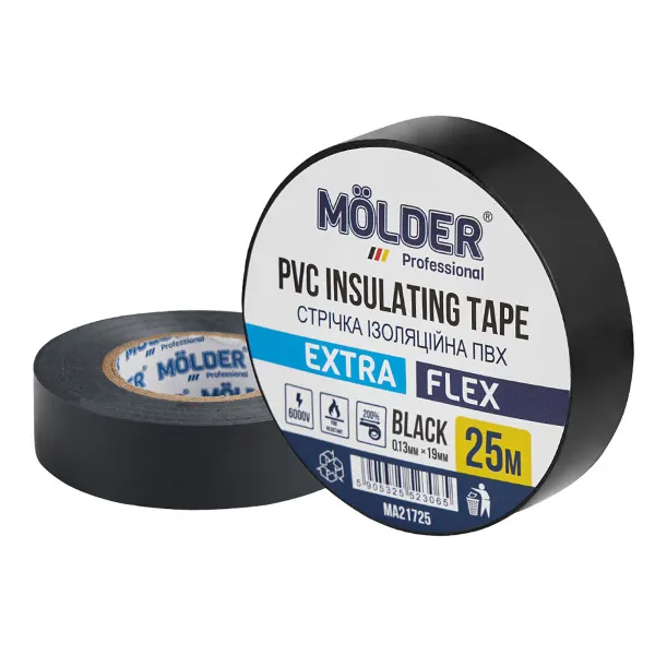 IZOLIR TRAKA 19MMx0.13MMx25M CRNA VATROOTPORNA 