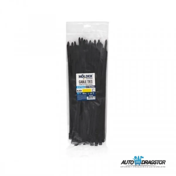 PLASTICNE VEZICE CRNE 250/4.8 100KOM 