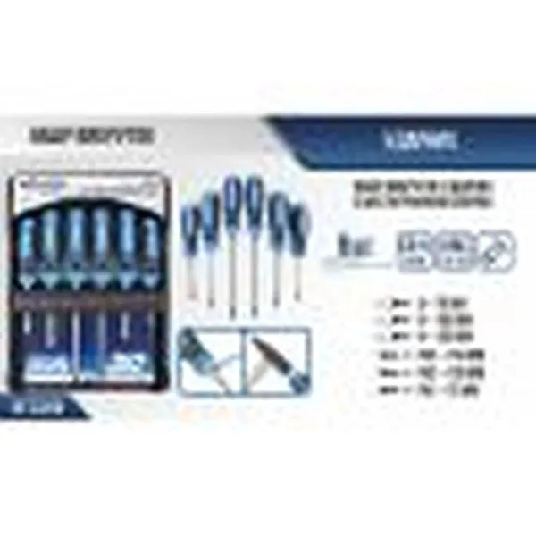 SET ŠRAFCIGERA SA ADAPTACIJOM ZA KLJUČ 6KOM 