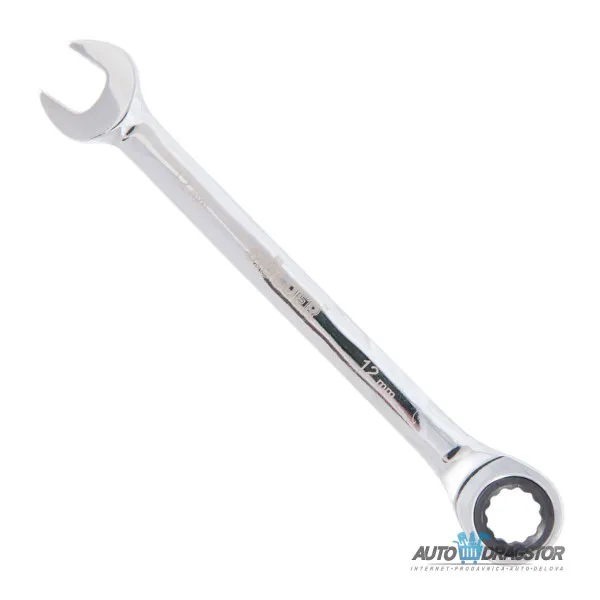 KOMBINOVANI KLJUČ SA ČEGRTALJKOM-BRZI KLJUČ 12MM 