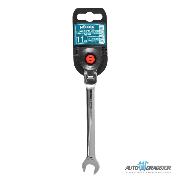 KOMBINOVANI KLJUČ SA ČEGRTALJKOM I ZGLOBOM-BRZI KLJUČ 11MM 