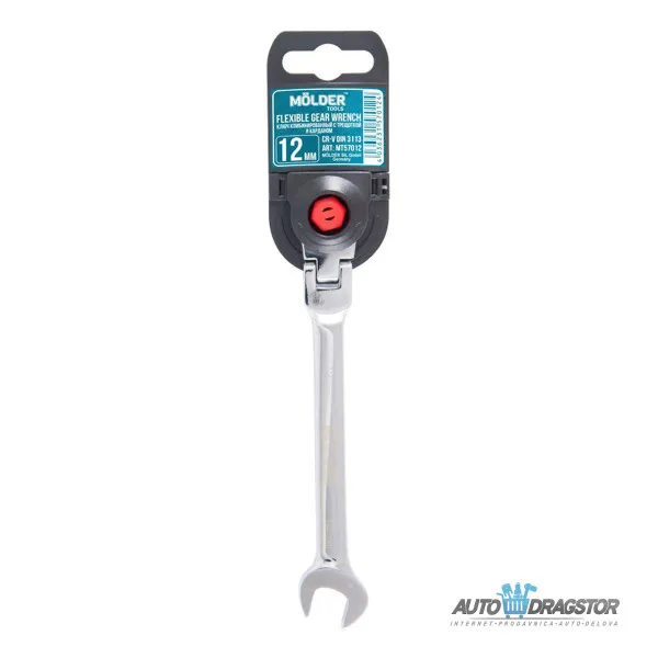 KOMBINOVANI KLJUČ SA ČEGRTALJKOM I ZGLOBOM-BRZI KLJUČ 12MM 