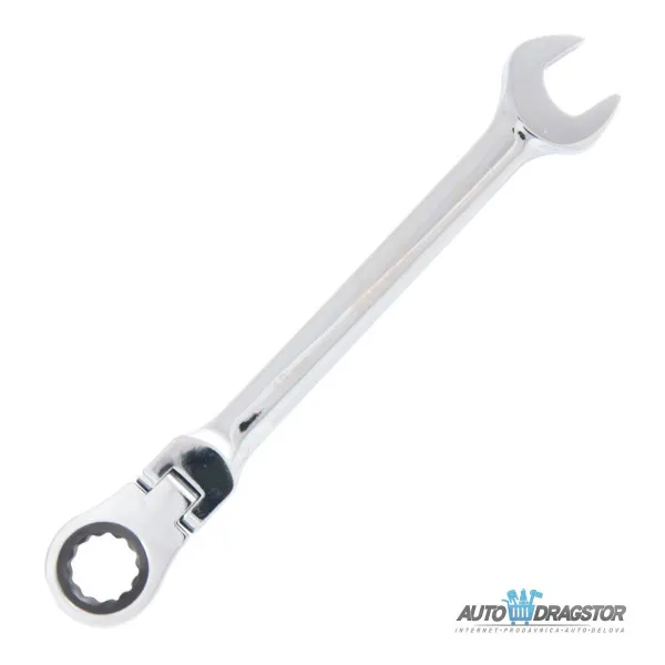 KOMBINOVANI KLJUČ SA ČEGRTALJKOM I ZGLOBOM-BRZI KLJUČ 18MM 