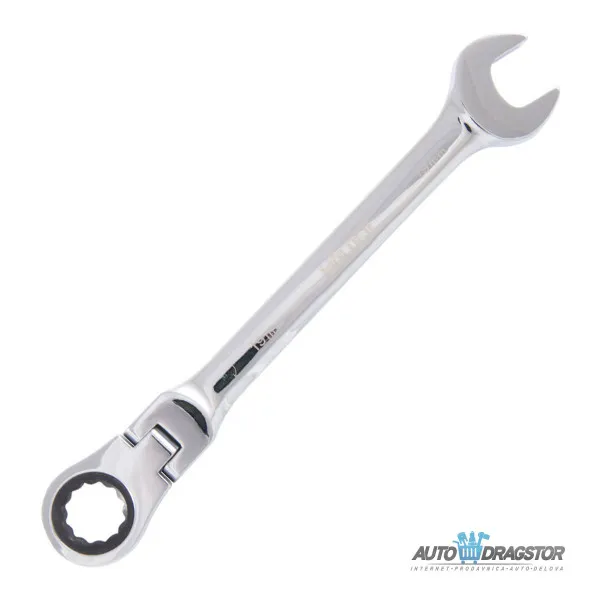 KOMBINOVANI KLJUČ SA ČEGRTALJKOM I ZGLOBOM-BRZI KLJUČ 19MM 