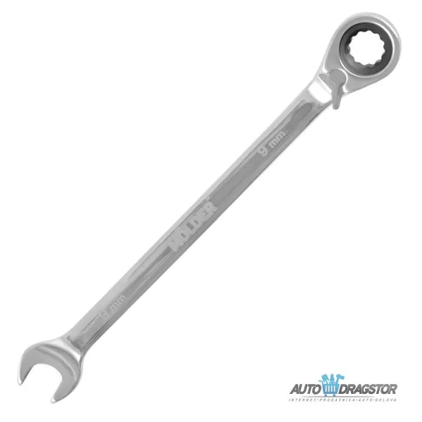 KOMBINOVANI KLJUČ SA ČEGRTALJKOM -BRZI KLJUČ 9MM 