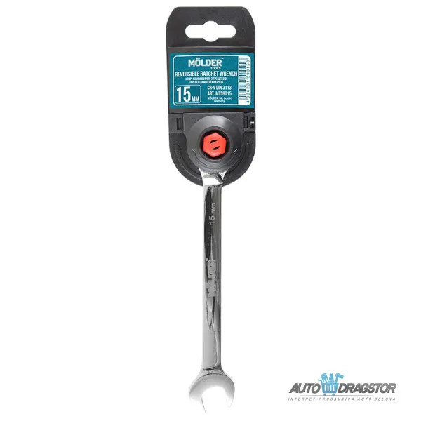 KOMBINOVANI KLJUČ SA ČEGRTALJKOM -BRZI KLJUČ 15MM 