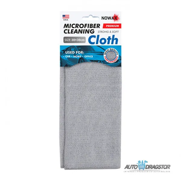 MIKROFIBER KRPA 30x30CM SIVA PREMIUM 