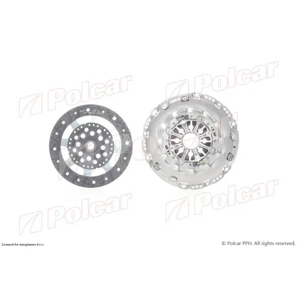 Kvačilo/komplet za zamenu (korpa lamela druk-lager) RENAULT LAGUNA III (T), 07-15; MEGANE II (M), 02-08; SCENIC II (JM), 03-09; 