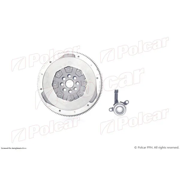 Kvačilo/komplet za zamenu (korpa lamela druk-lager) RENAULT LAGUNA III (T), 07-15; MEGANE II (M), 02-08; SCENIC II (JM), 03-09; 