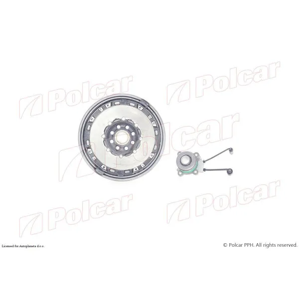Kvačilo/komplet za zamenu (korpa lamela druk-lager) MERCEDES A-KLASSE (W168), 97-04; VANEO (W414), 02-05; 