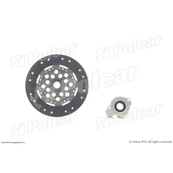 Kvačilo/komplet za zamenu (korpa lamela druk-lager) OPEL ASTRA G (T98), 98-09; SIGNUM (Z03), 03-08; VECTRA C (Z02), 02-09; ZAFIRA A (T98), 99-05; 